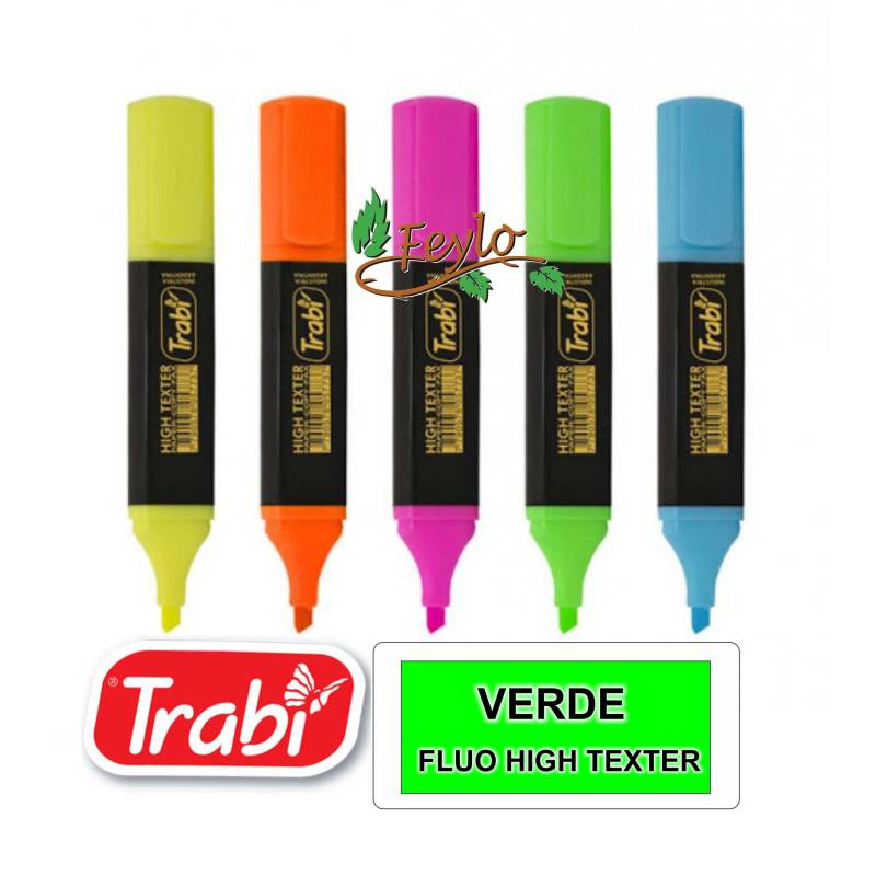 Resaltador  Trabi High Texter Fluo Verde