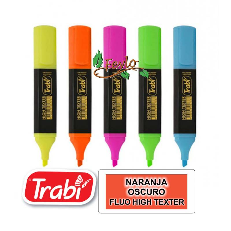 Resaltador  Trabi High Texter Fluo Naranja Oscuro