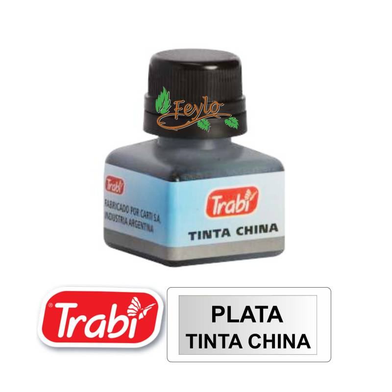 Tinta China Trabi X 15Cc Plata