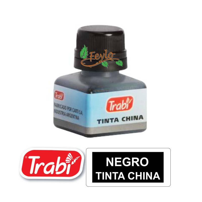 Tinta China Trabi X 15Cc Negra