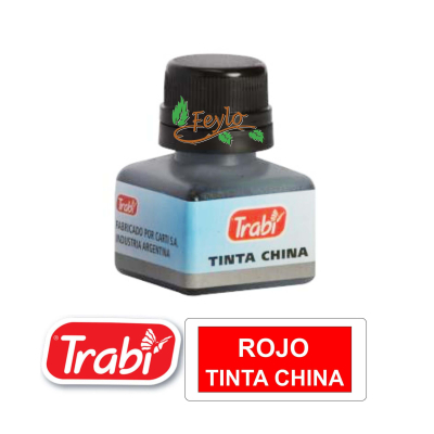 Tinta China Trabi X 15Cc Roja