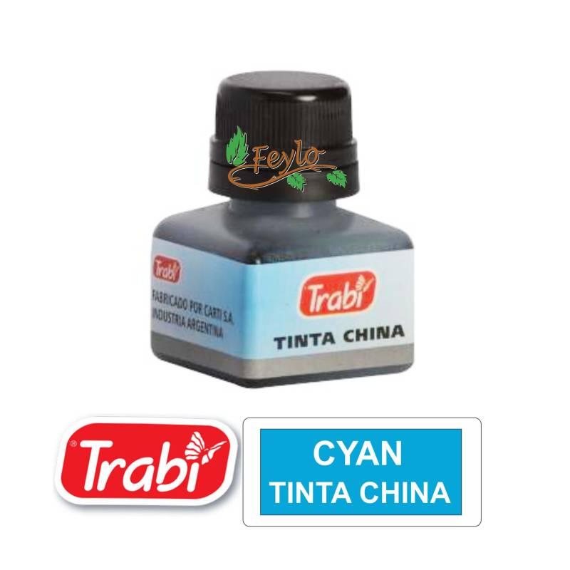 Tinta China Trabi X 15Cc Cyan