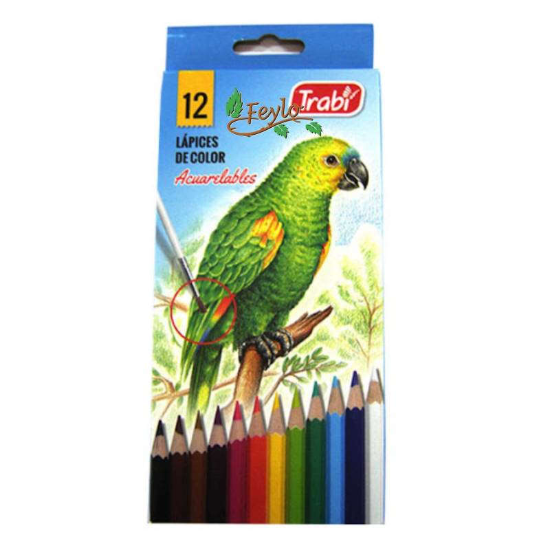 Lapiz Acuarelable Trabi Surtido X 12