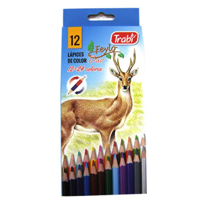 Lapiz Doble Color Surtido X12Un. =24