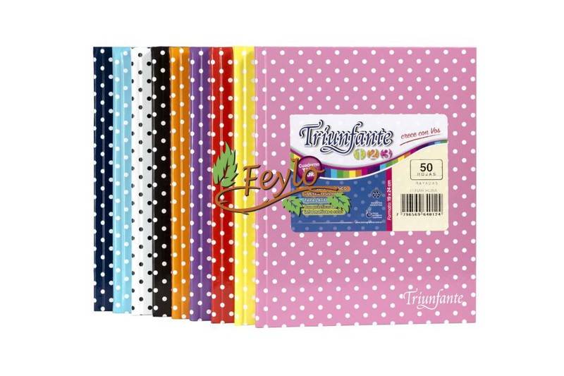 Cuaderno 123/Abc Escolar (19X24) Triunfante  X 48 Hojas