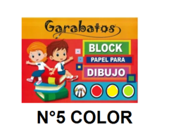 Block Garabato N5 Color X 24 Hojas
