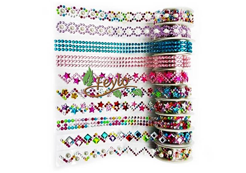 Cinta Decorativa Autoadhesiva Strass