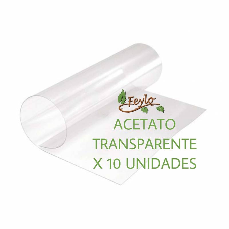 Promo Acetato Transparente (50x60) 100mc. X 10 Unidades