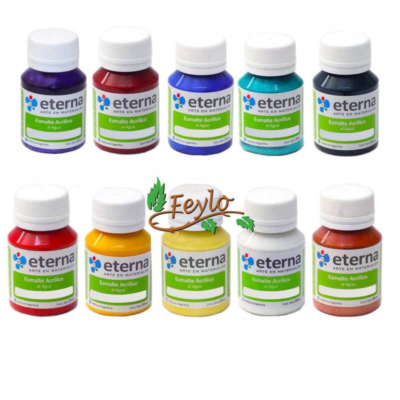 Promo Esmalte Eterna X 10 Colores Surtidos
