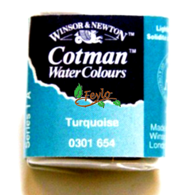 Acuarela Pastilla Cotman  Turquesa  654